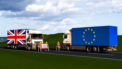 Der Handel zwischen EU und GB wird unter einem "No Deal Brexit" leiden | © AdobeStock_brainwashed 4 you