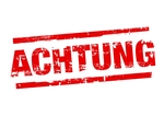 Achtung | © AdobeStock | Pixxs Achtung | © AdobeStock | Pixxs