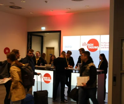 Der Hotspot zu Beginn der Fachtagung: der ifb-Stand  | © ifb