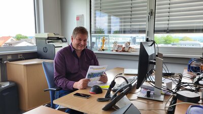 Hält die Belegschaft auf dem Laufenden: der Newsletter des Betriebsrats der Grammer AG  | © Martin Heiß