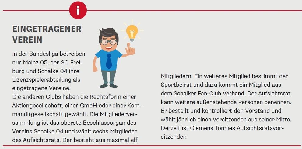 Fußballclubs als Eingetragener Verein: Schalke, Mainz und Freiburg