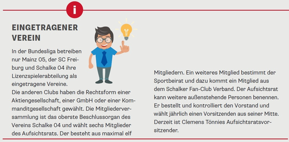 Fußballclubs als Eingetragener Verein: Schalke, Mainz und Freiburg