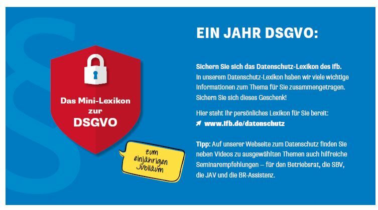 Ein Jahr DSGVO. Mini-Lexikon zum Datenschutz