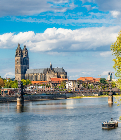 Magdeburg Elbufer | © Adobe Stock | neurobite