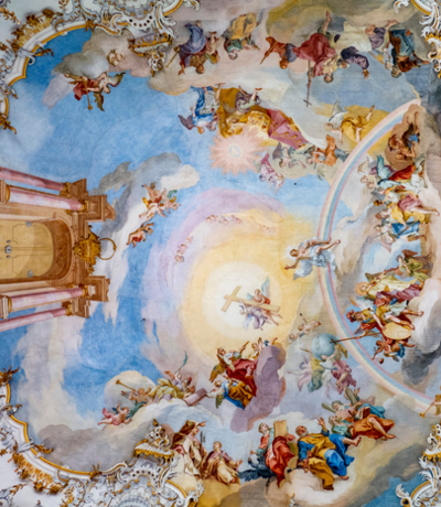 Wieskirche Innenansicht | © Alessandro Calzolaro - stock.adobe.com