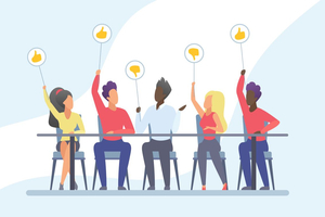 Mitbestimmung kollektiver Tatbestand | © AdobeStock | lembergvector