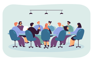 Unternehmenseinheitlicher Betriebsrat | © AdobeStock | SurfupVector